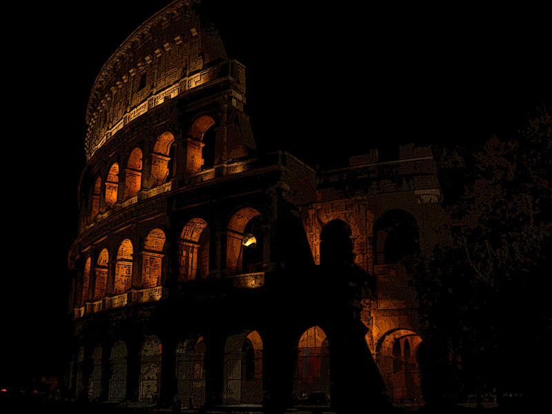 La magia del colosseo...