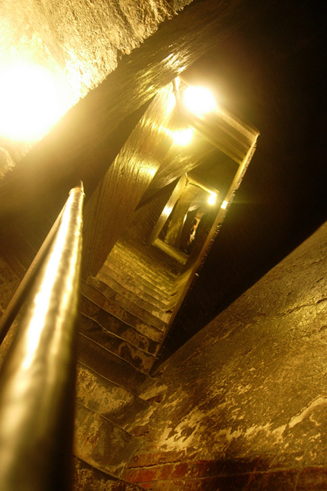 uno scorrimano nello stomaco