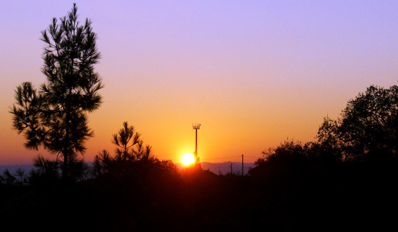 Tramonto d'inverno...