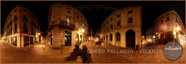 PanoGRAFIA di Corso Andrea Palladio a Vicenza - Stitching