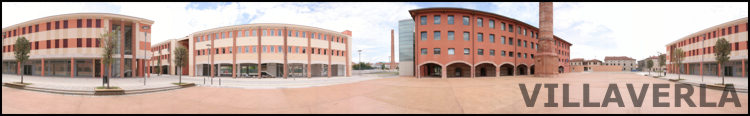 PanoGRAFIA di Piazza Municipio a Villaverla Vicenza - Stitching