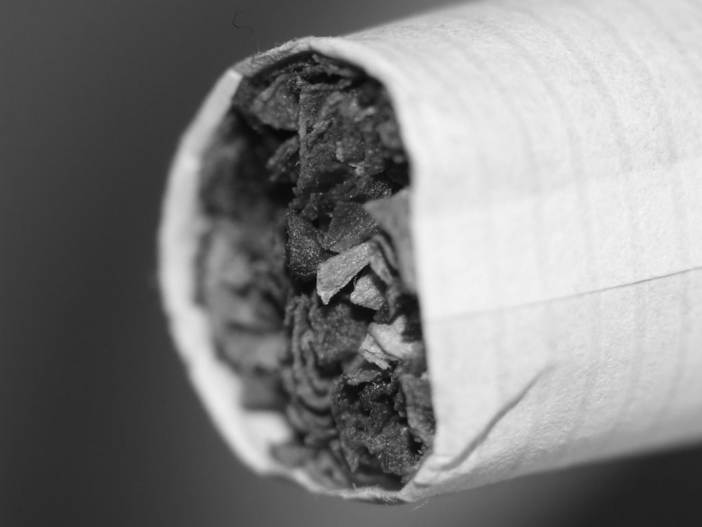 L'inizio della sigaretta..