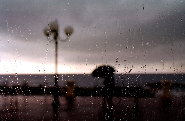 Sotto la pioggia......