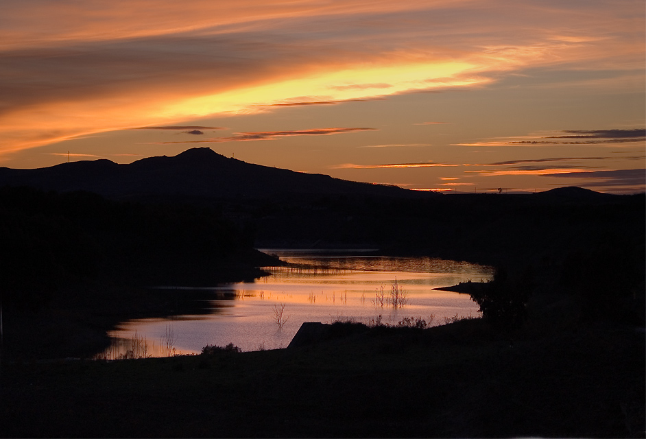 uno splendido tramonto