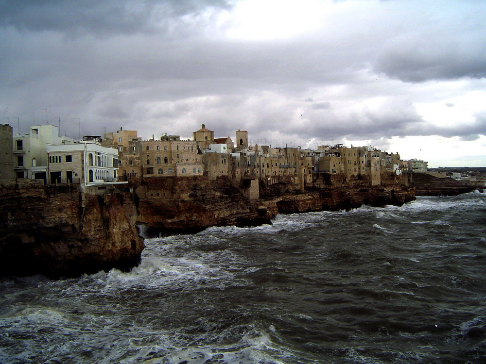 Polignano in the storm!!
