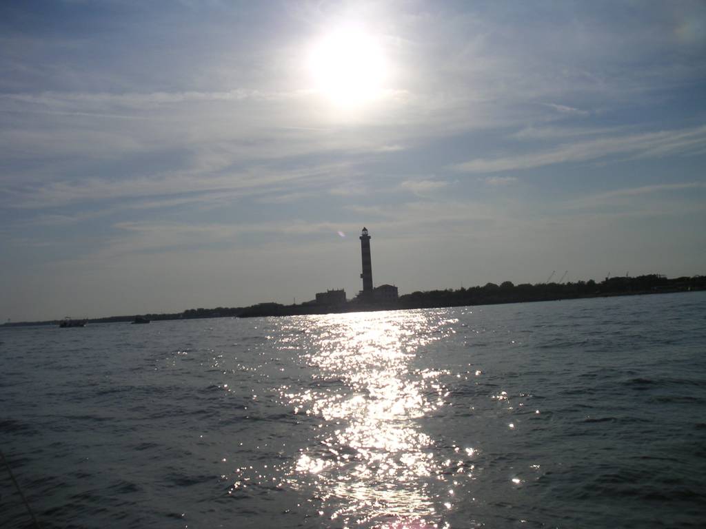 Dalla barca a pomeriggio inoltrato