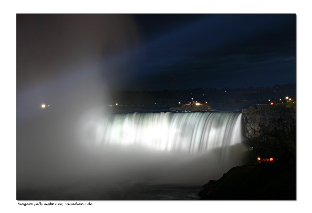 Niagara Falls Night View, Canadian Side