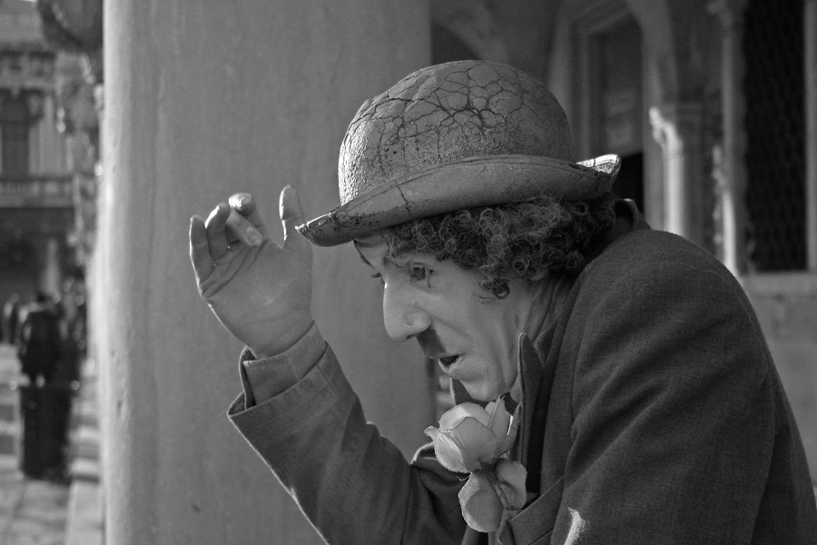 Venezia ... Artista di strada ...