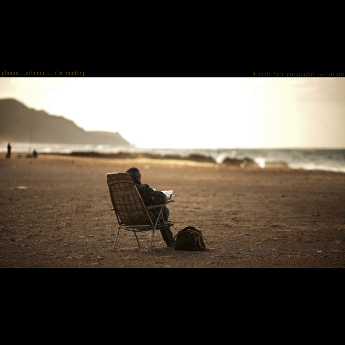 Silence... I'm reading