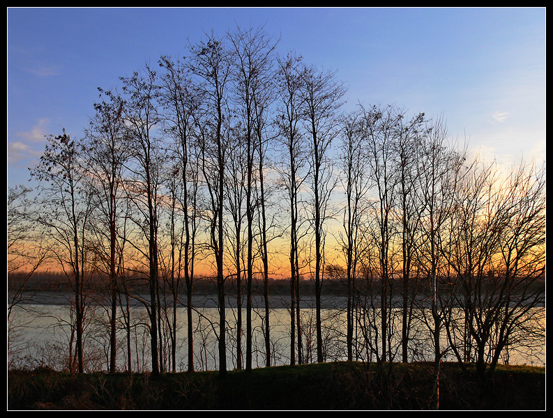 Tramonto sul Po #2
