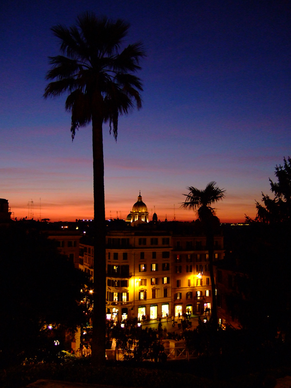 panorama da piazza di spagna