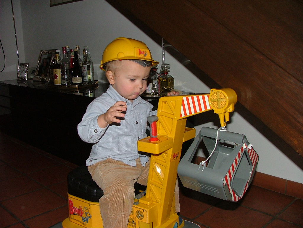 Il mio piccolo manovratore di ruspe