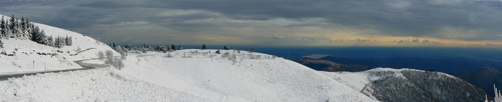 discesa verso il sole