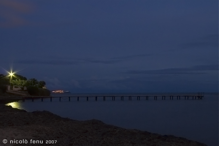 alle luci del tramonto