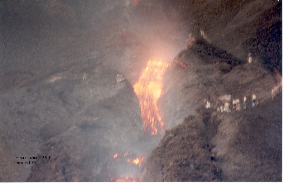 Etna eruzione agosto 2001