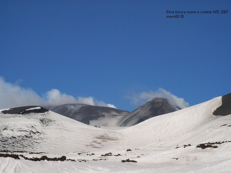 Etna bocca nuova e cratere n/e 2007