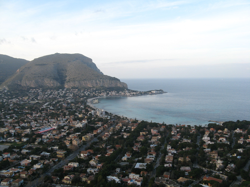 Mondello dall'alto