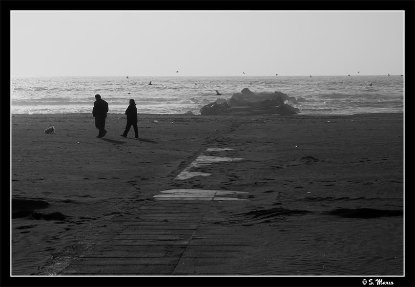 Passeggiando in spiaggia