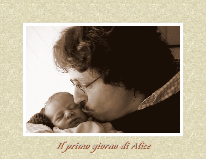 il primo giorno di vita