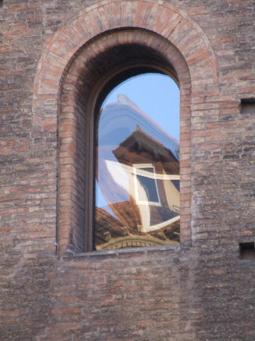 riflessi alla finestra