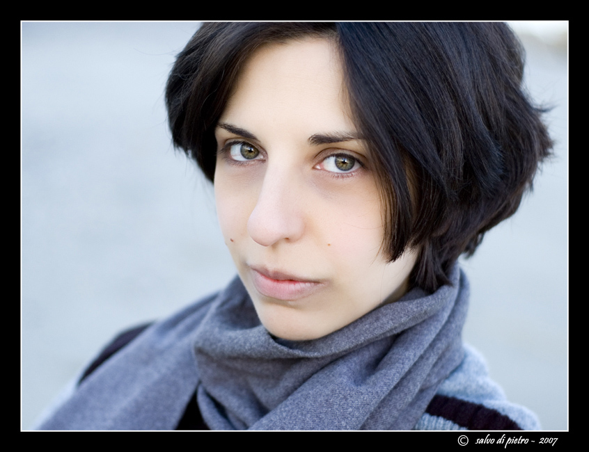 Sunrise in her eyes...