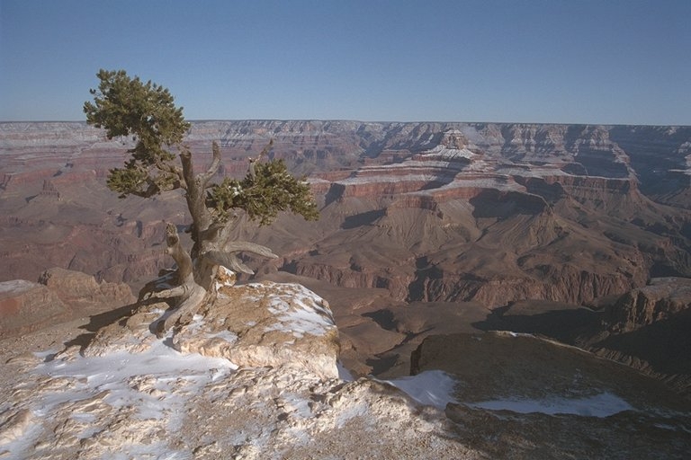 La neve nel Grand Canyon