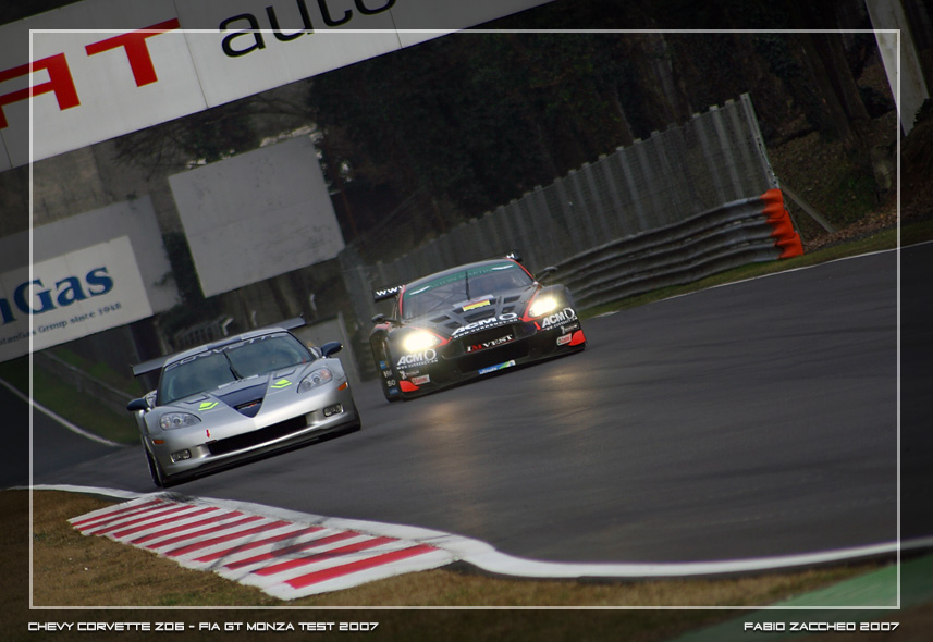 FIA GT Monza Test... tentativo di sorpasso