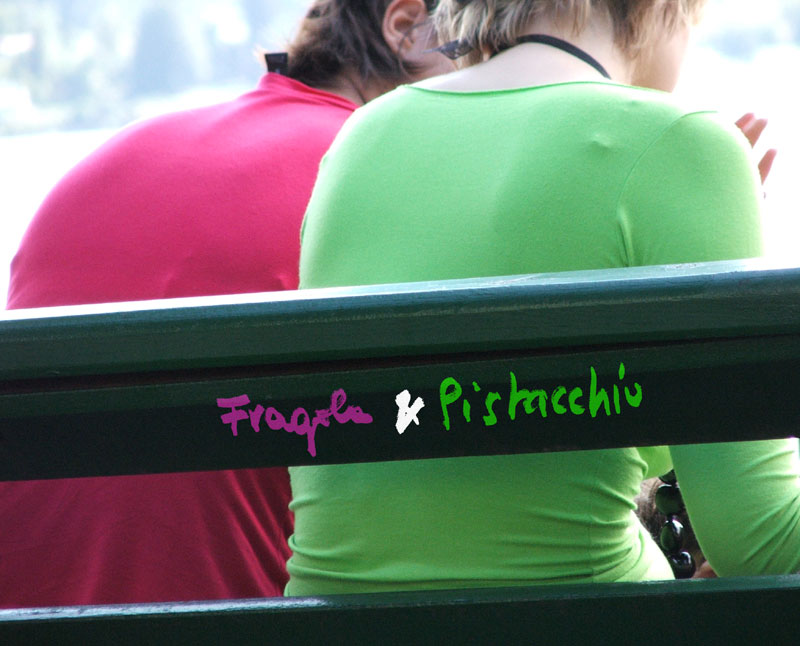 Fragola e pistacchio