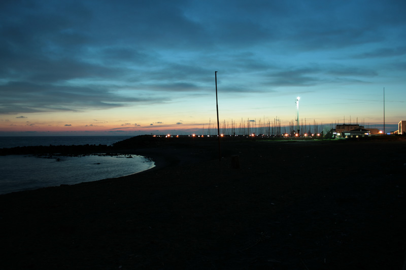 Porto di Ostia in Blu