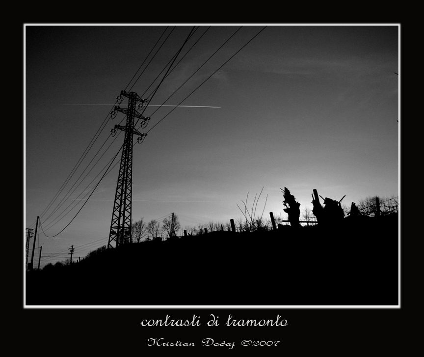 contrasti di tramonto