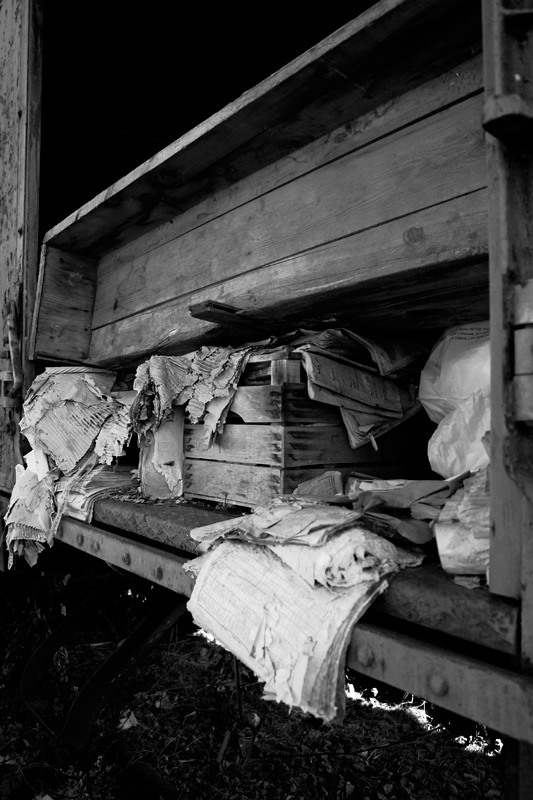 nel vagone d un vecchio treno..