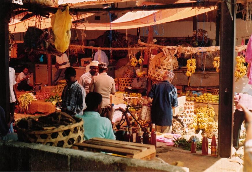 Al mercato di Zanzibar
