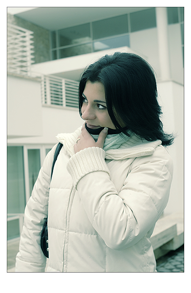 ritratta in inverno...