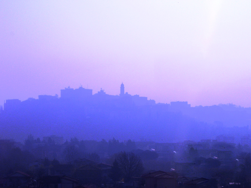 la mia citt� al mattino...