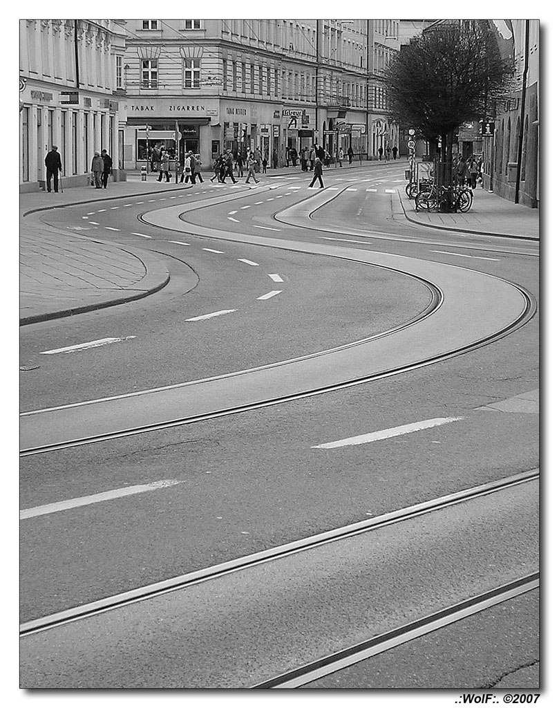 Il caotico traffico di Innsbruck