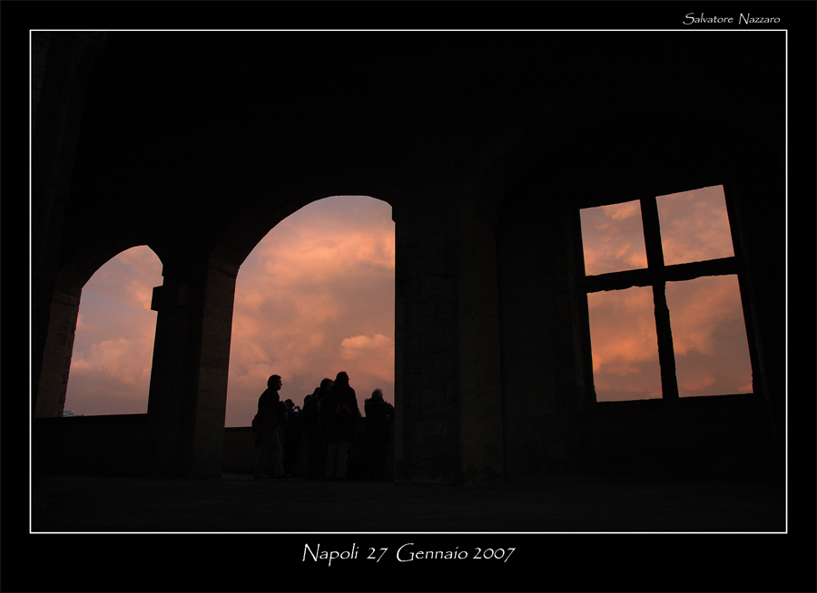 finestre al tramonto