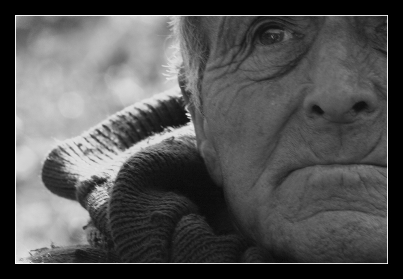 Tutta la sua vita in un'espressione