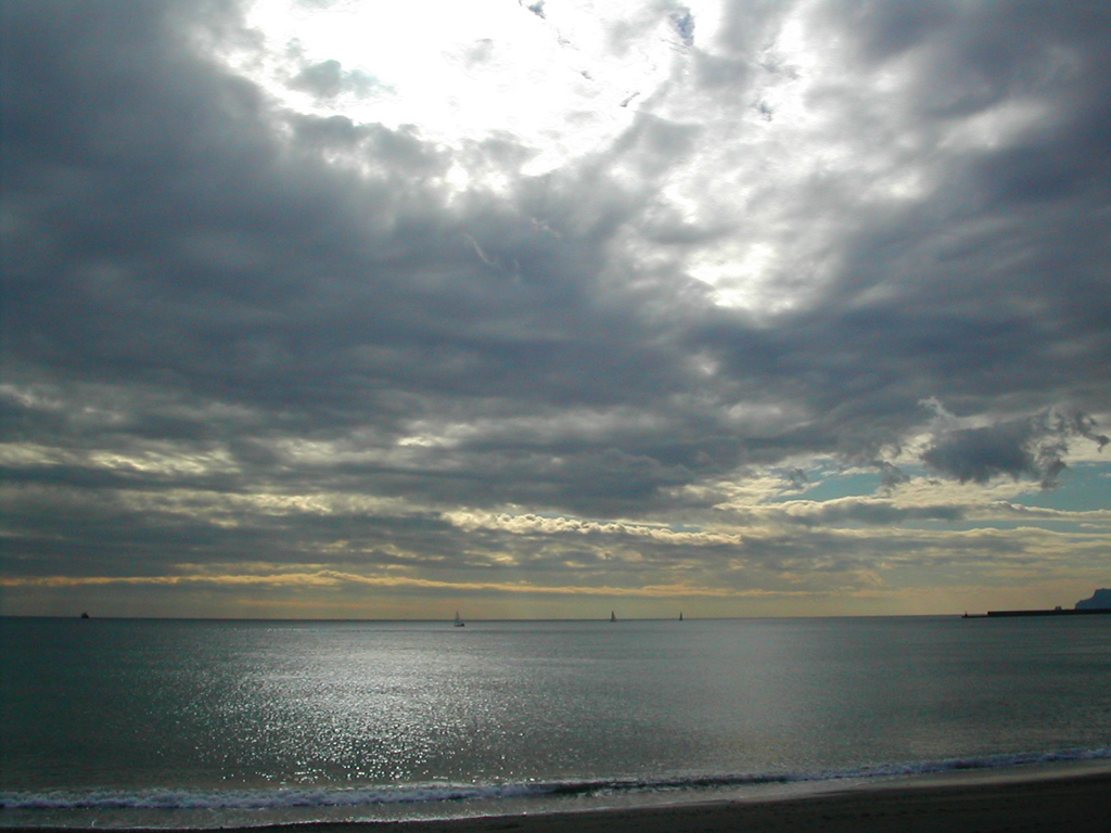 Tramonto sul mare di albisola