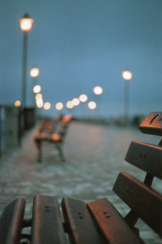 Le panchine del molo