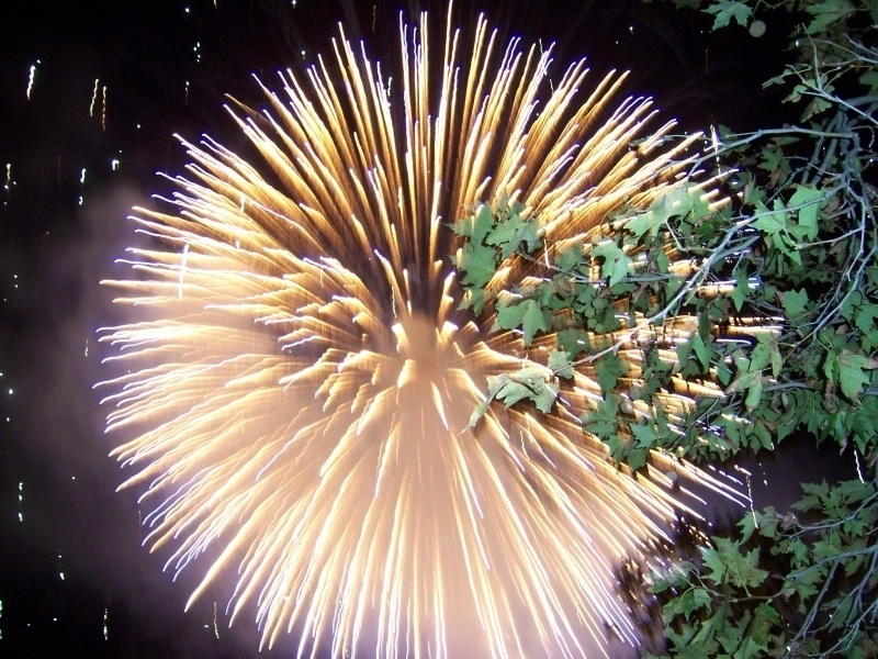 Fuochi d'artificio a Benestare