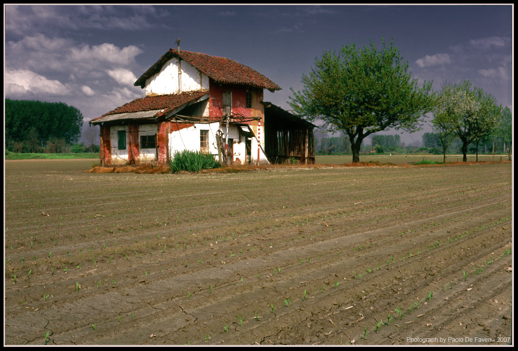 La casa di campagna della famiglia Adams.