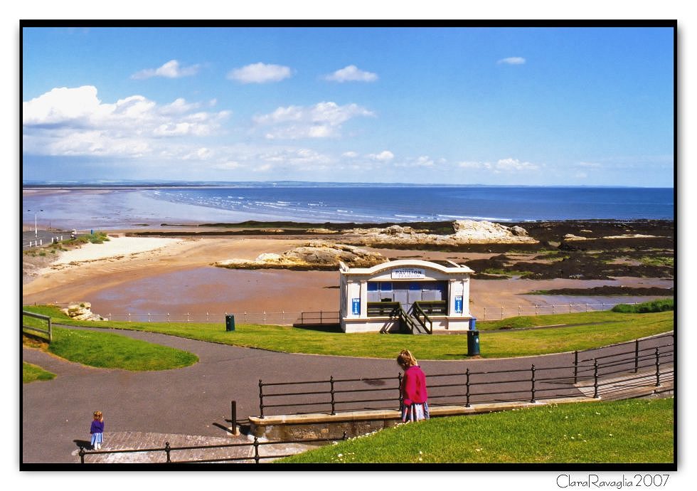 Two girls and the ocean....................