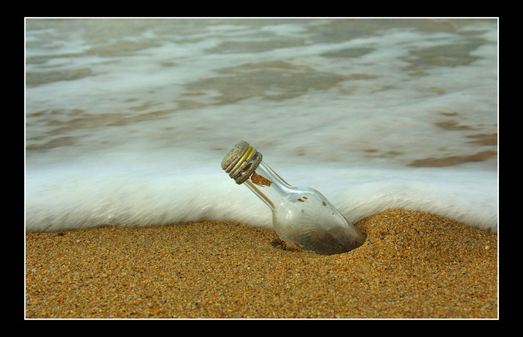 there's no message in the bottle