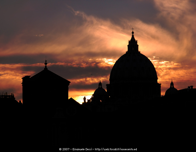Quanto sei bella Roma quand'� er tramonto...
