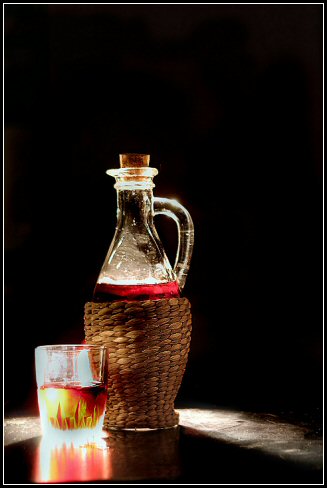 un sorso di rosso