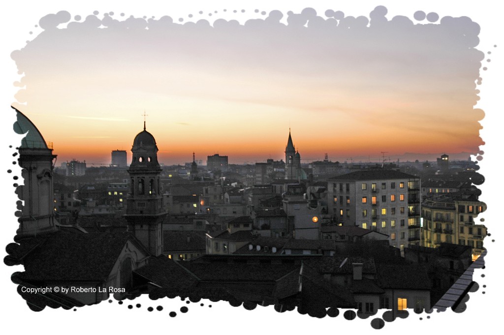 Milano al tramonto