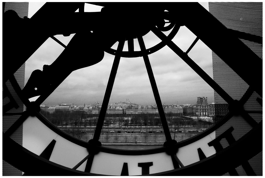 Parigi dall'orologio della Gare d'Orsay