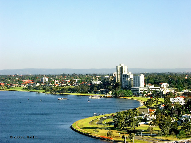 Perth from Kings Garden WA