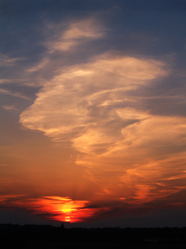 tramonto in camargue..