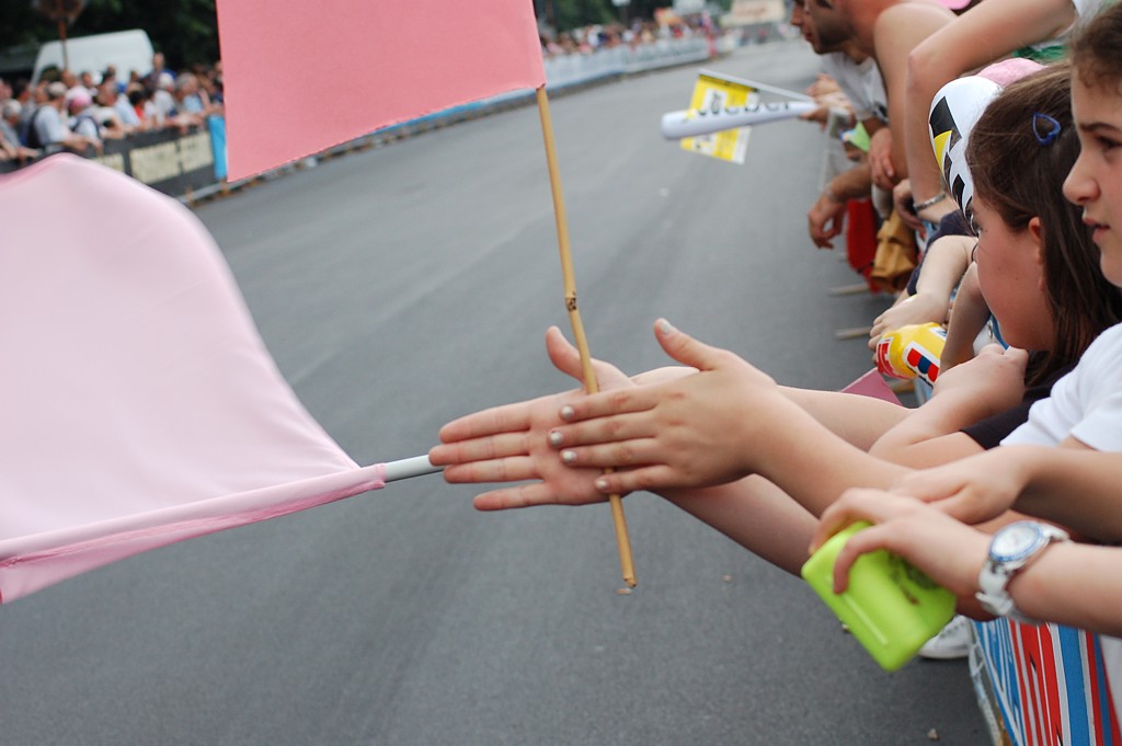 L'attesa della corsa rosa